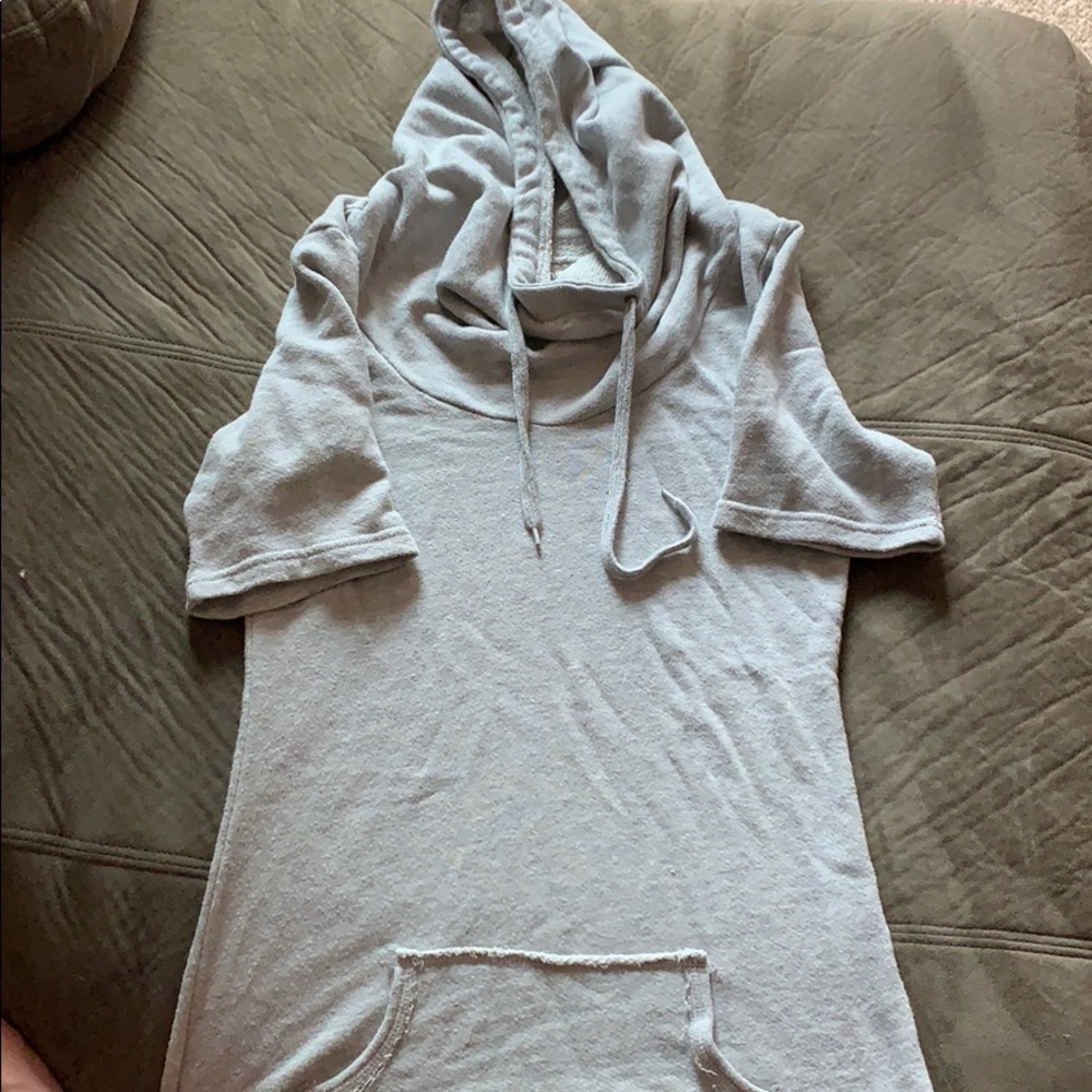 Short sleeve sweater dress